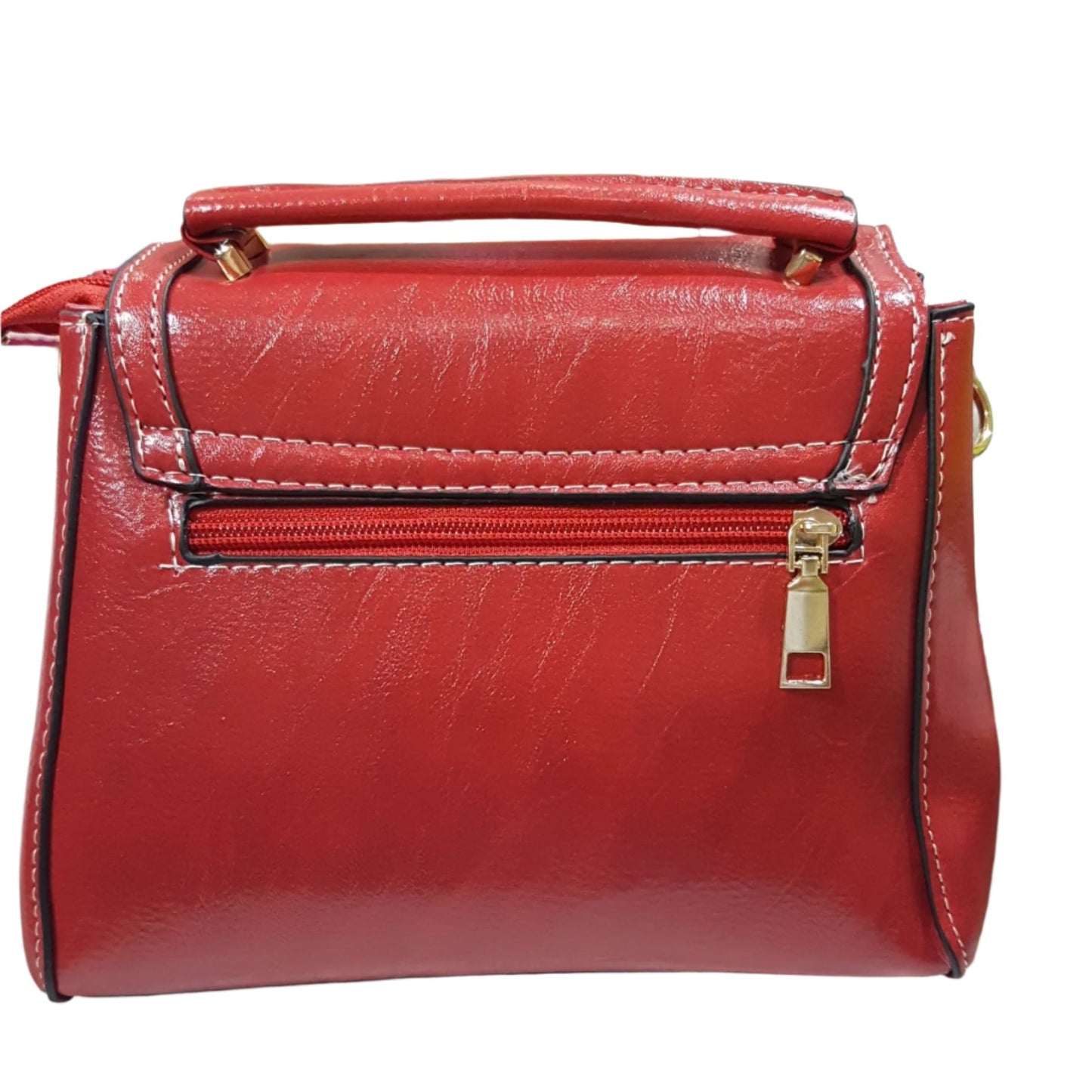 Red Leather Handbag