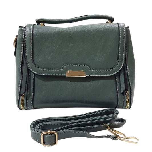 Light Green Leather Handbag