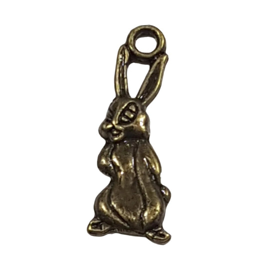 Bronze Bunny Charm