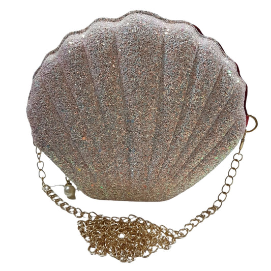 Pink & White Sea Shell Shoulder Bag