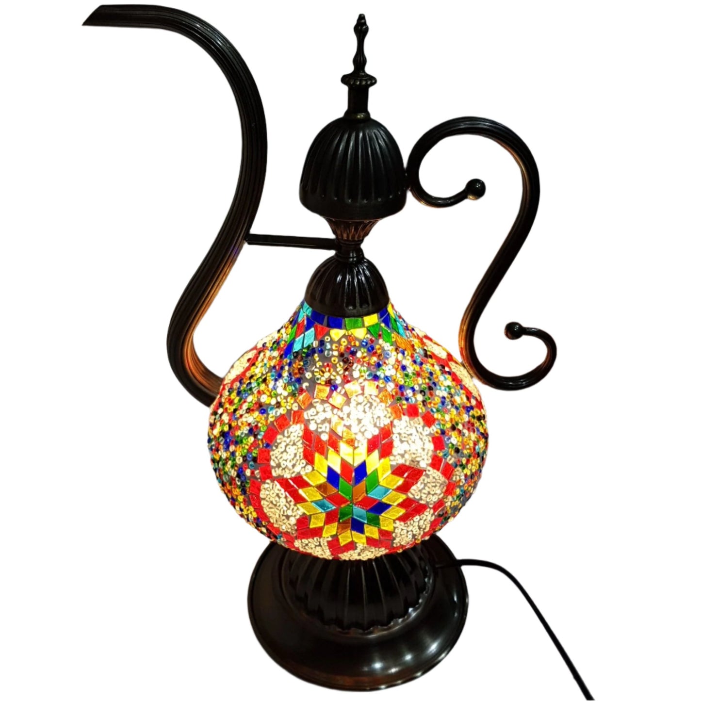 Turkish Mosaic Teapot Lamp - TL10