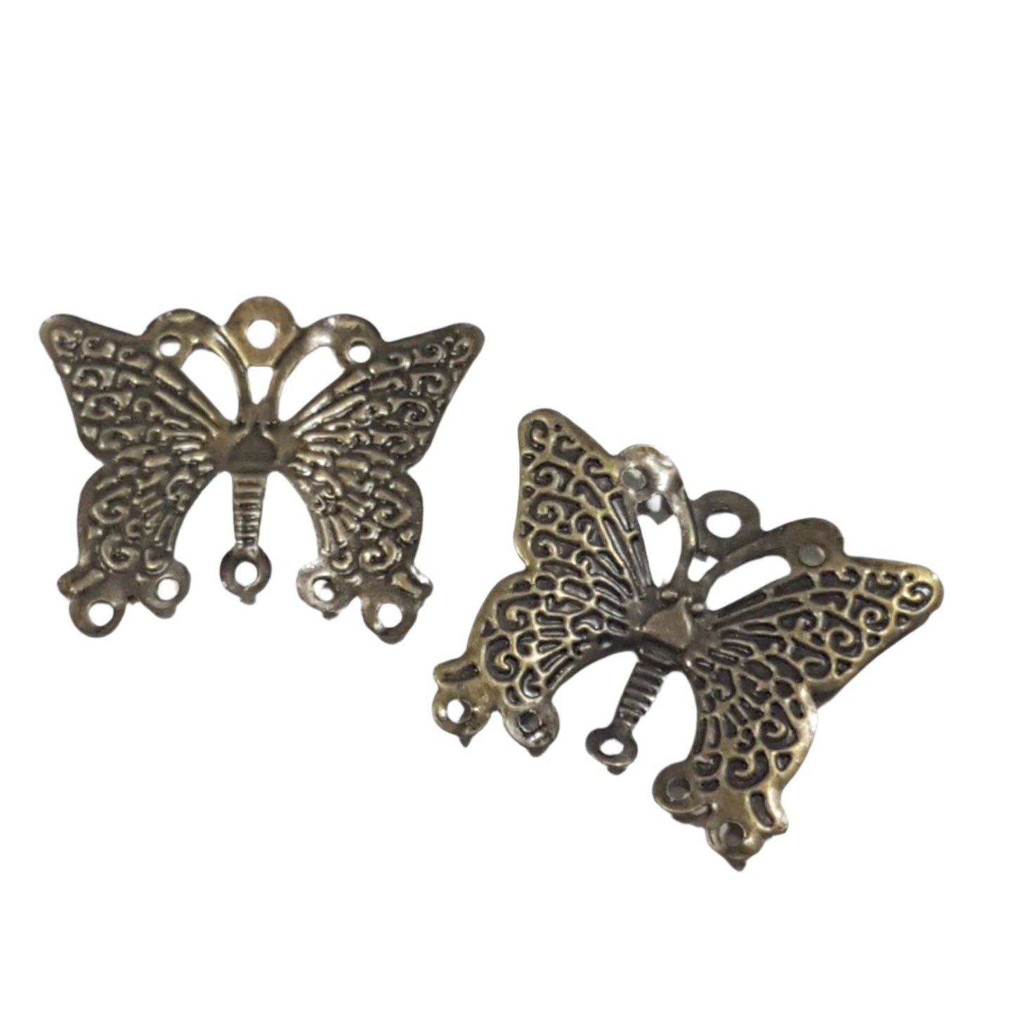 10pc Bronze Butterfly Link Connectors