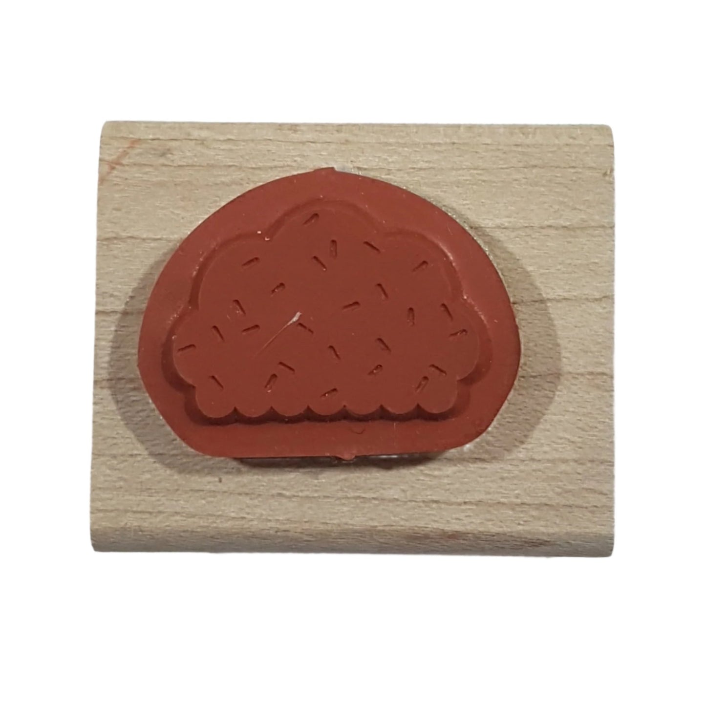 Cloud Wooden Rubber Stamp