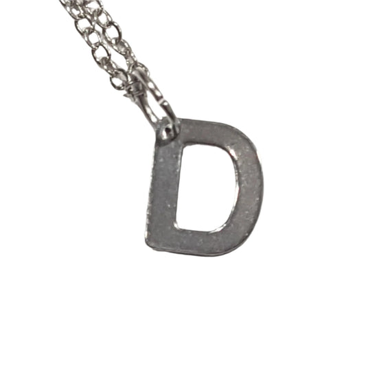 Initial Necklace 'D'