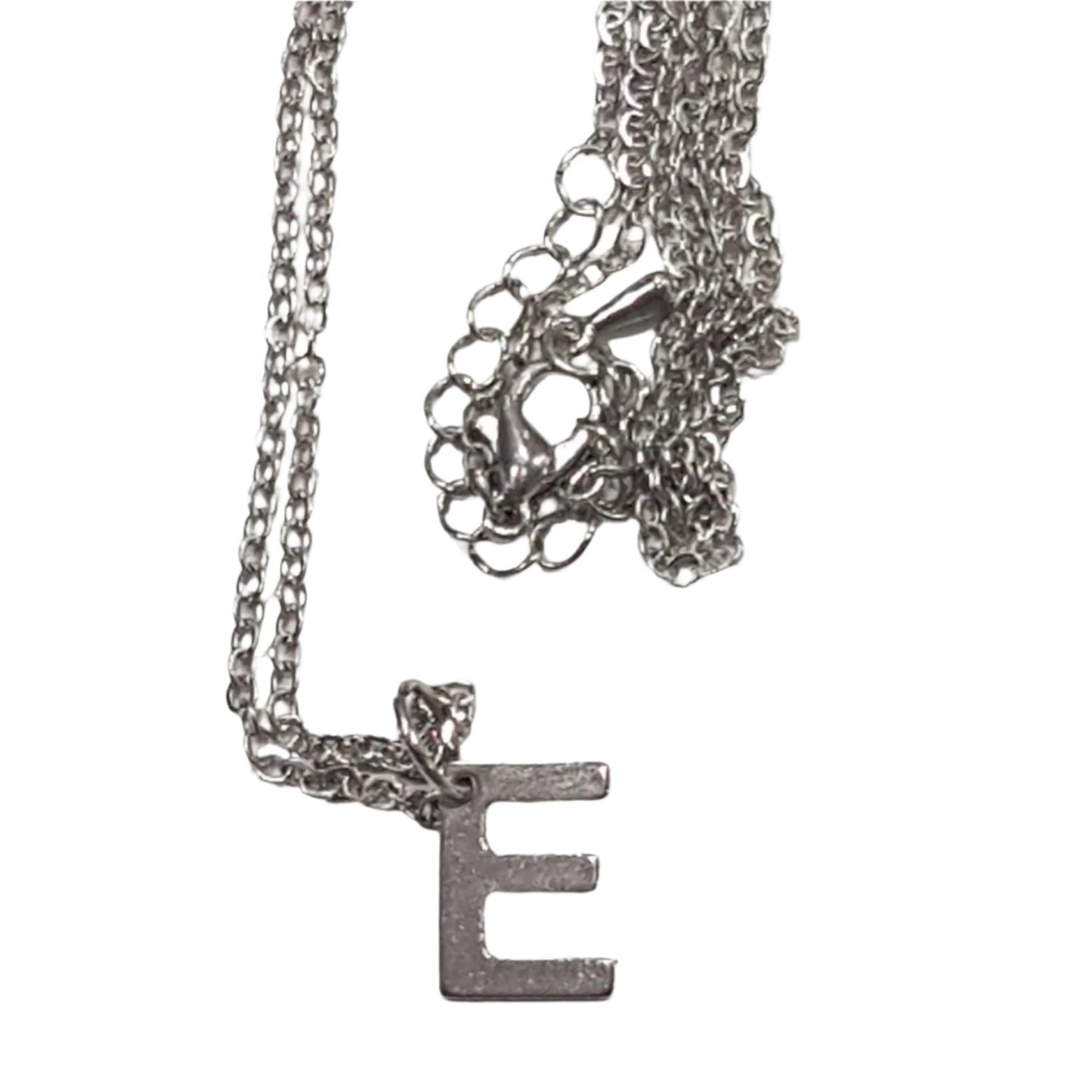 Initial Necklace 'E'