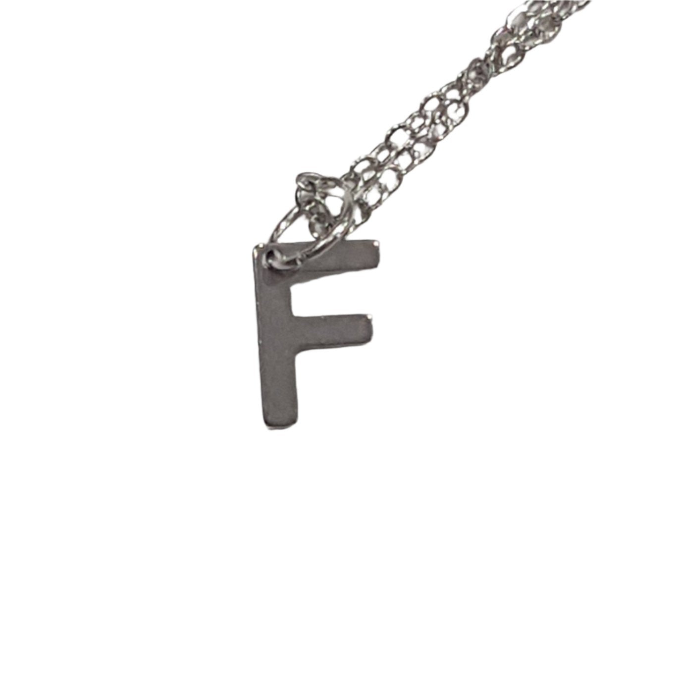 Initial Necklace 'F'