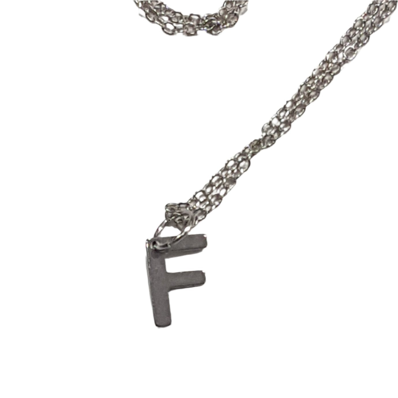 Initial Necklace 'F'