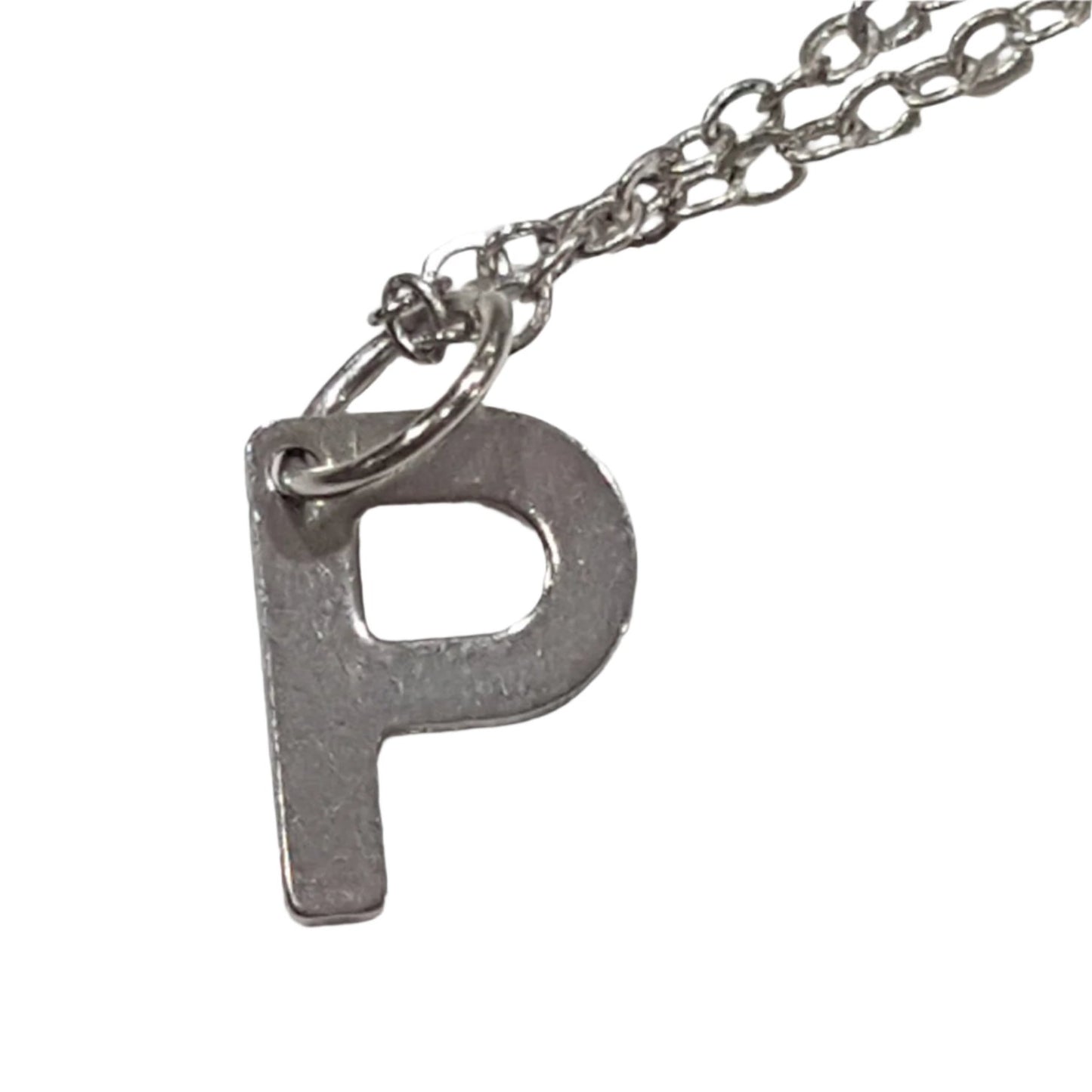 Initial Necklace 'P'