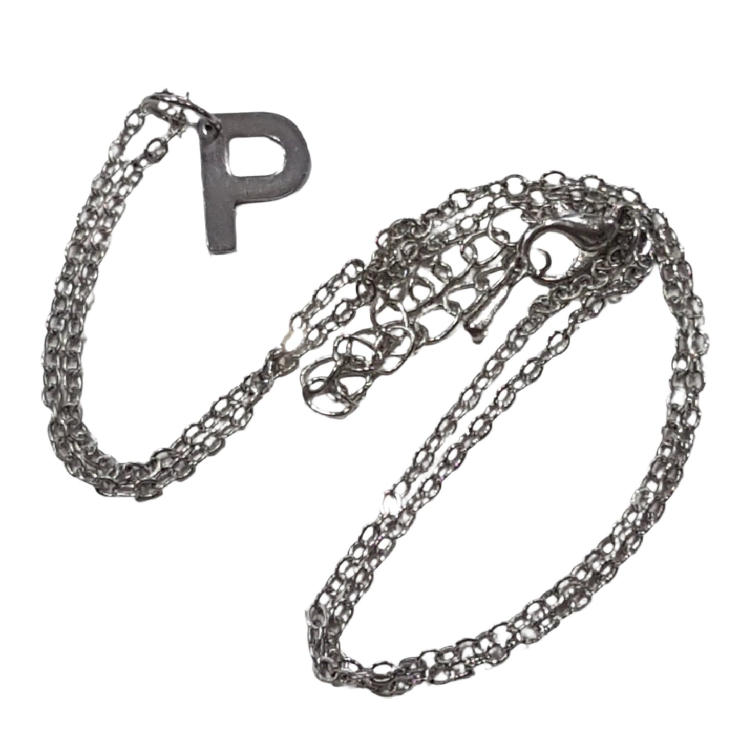 Initial Necklace 'P'