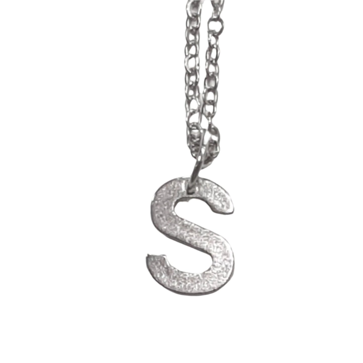 Initial Necklace 'S'