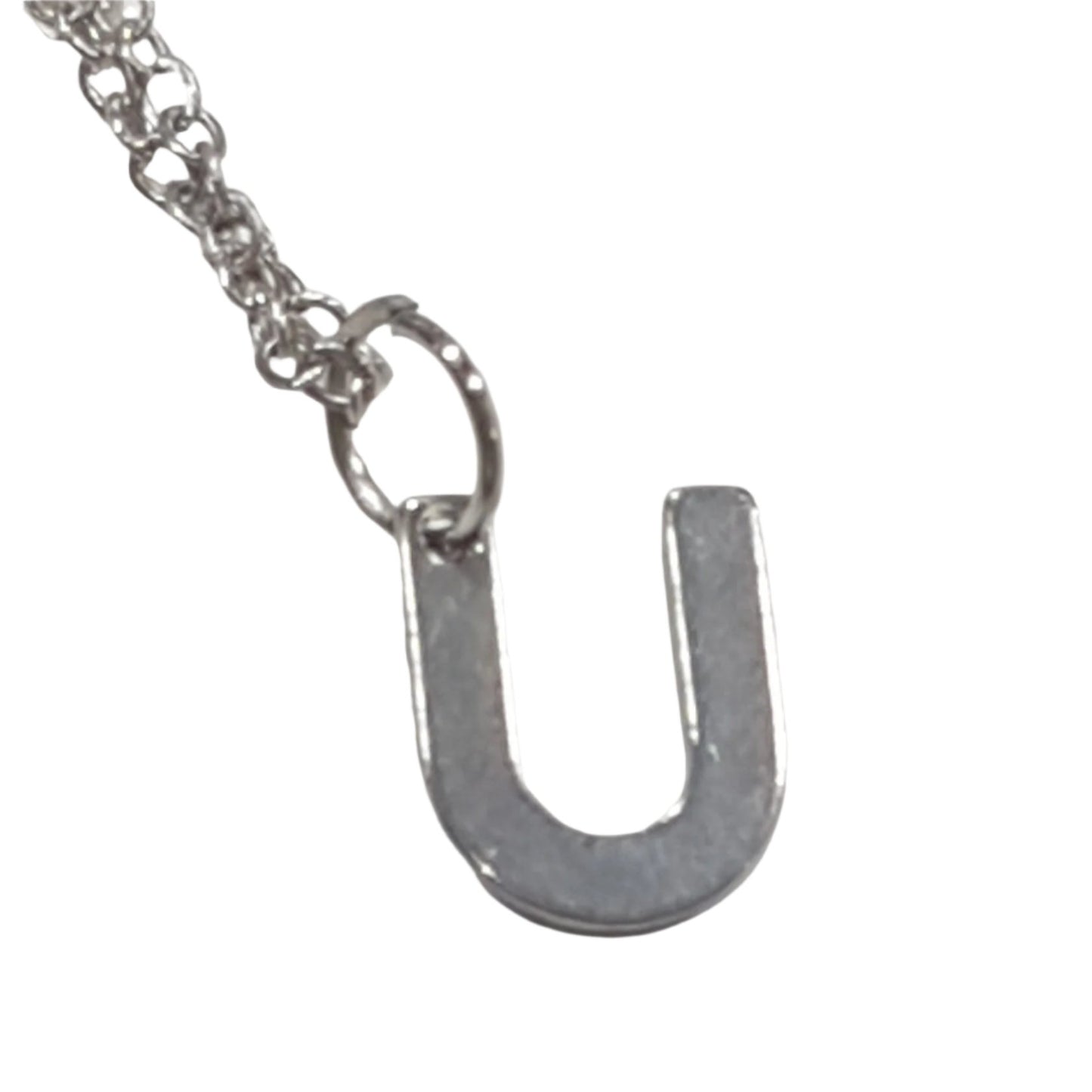 Initial Necklace 'U'