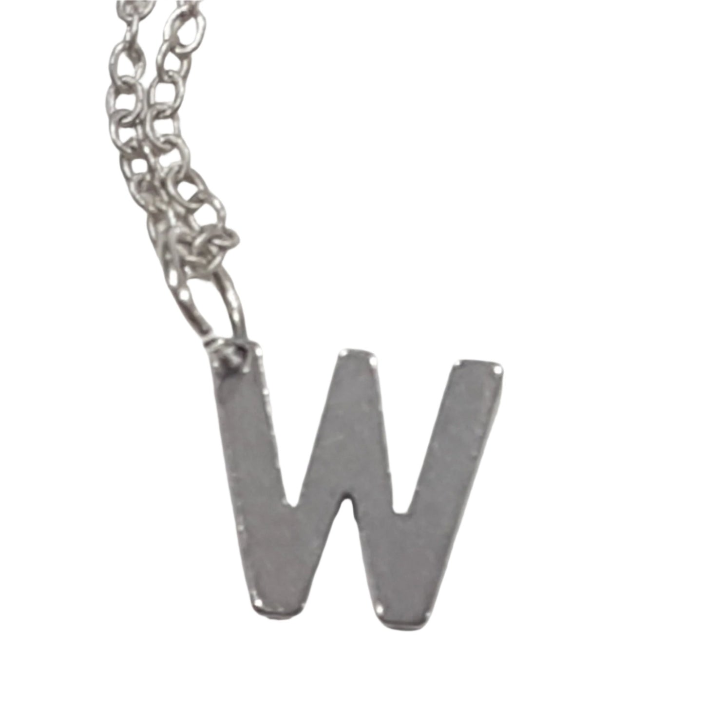 Initial Necklace 'W'