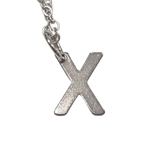 Initial Necklace 'X'