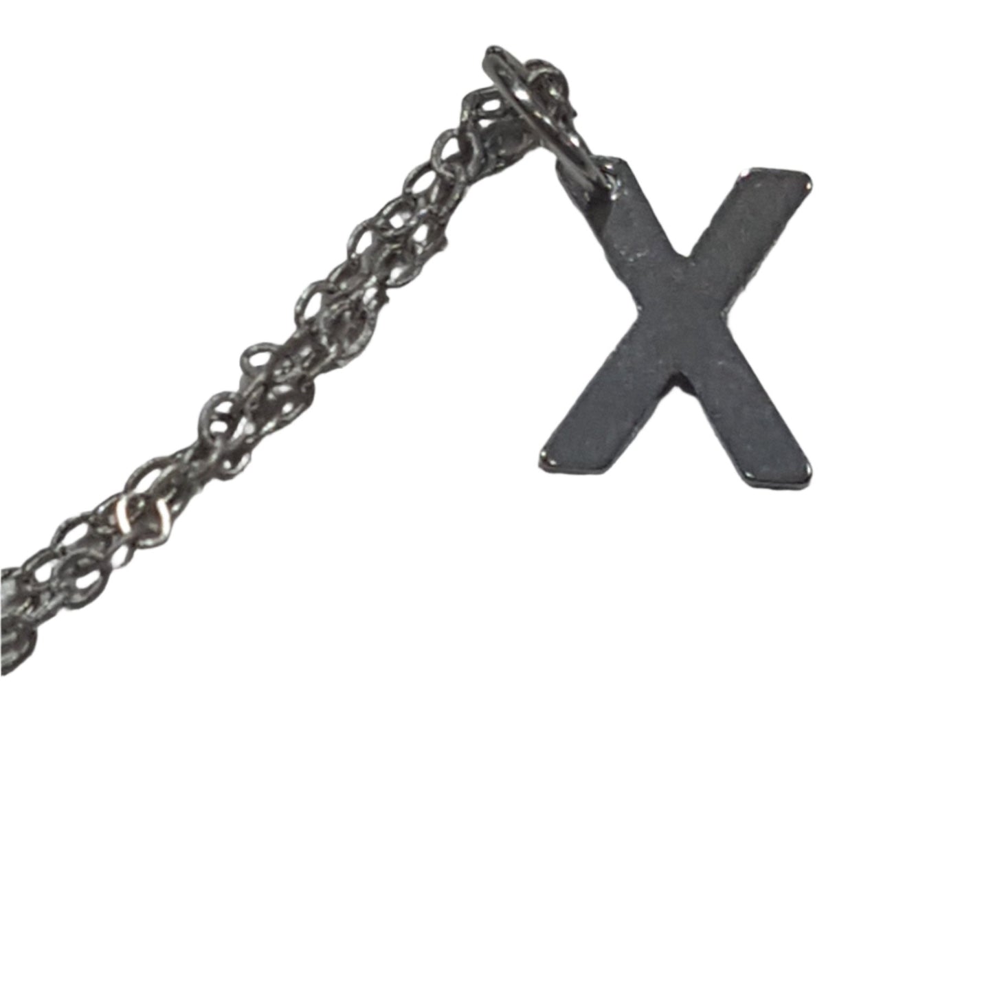 Initial Necklace 'X'