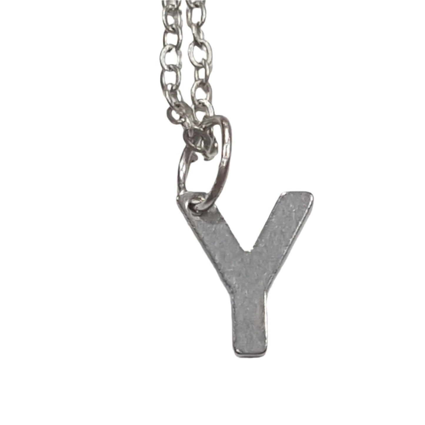 Initial Necklace 'Y'