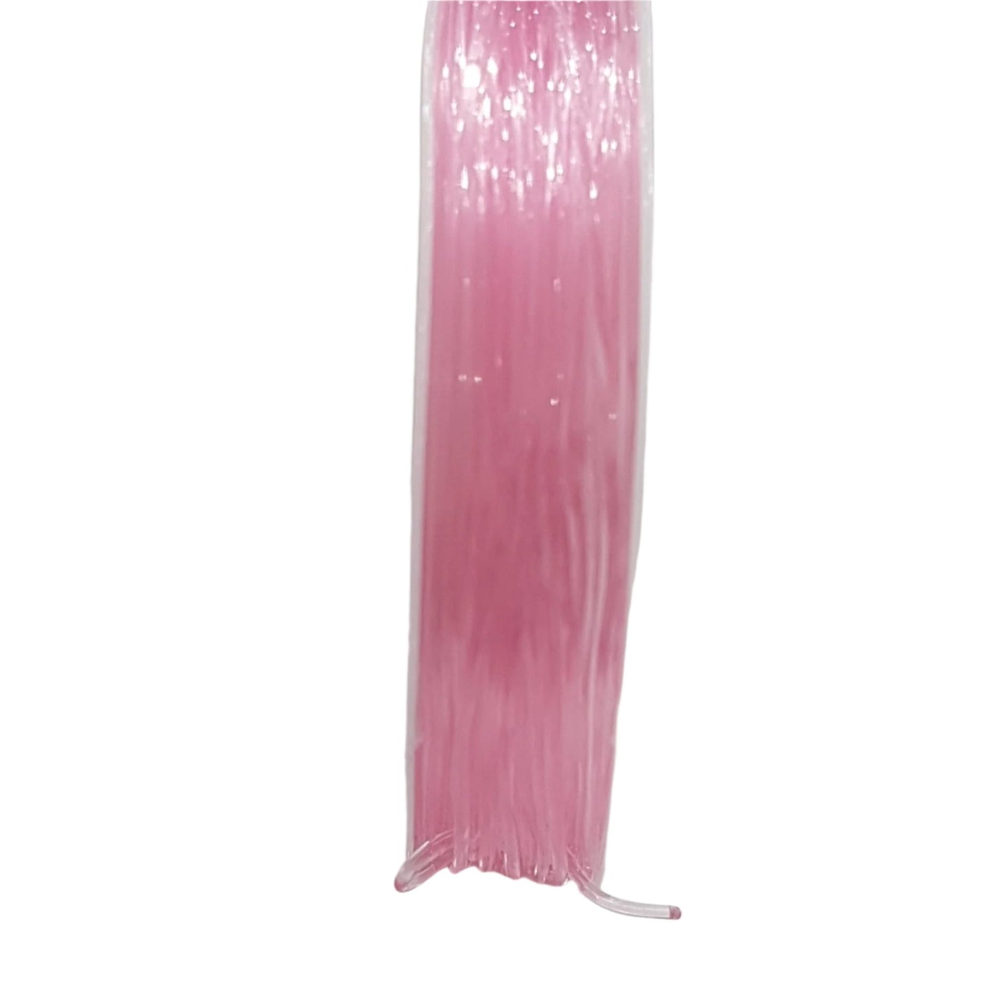 10m 1mm Pink Crystal Stretch Cord