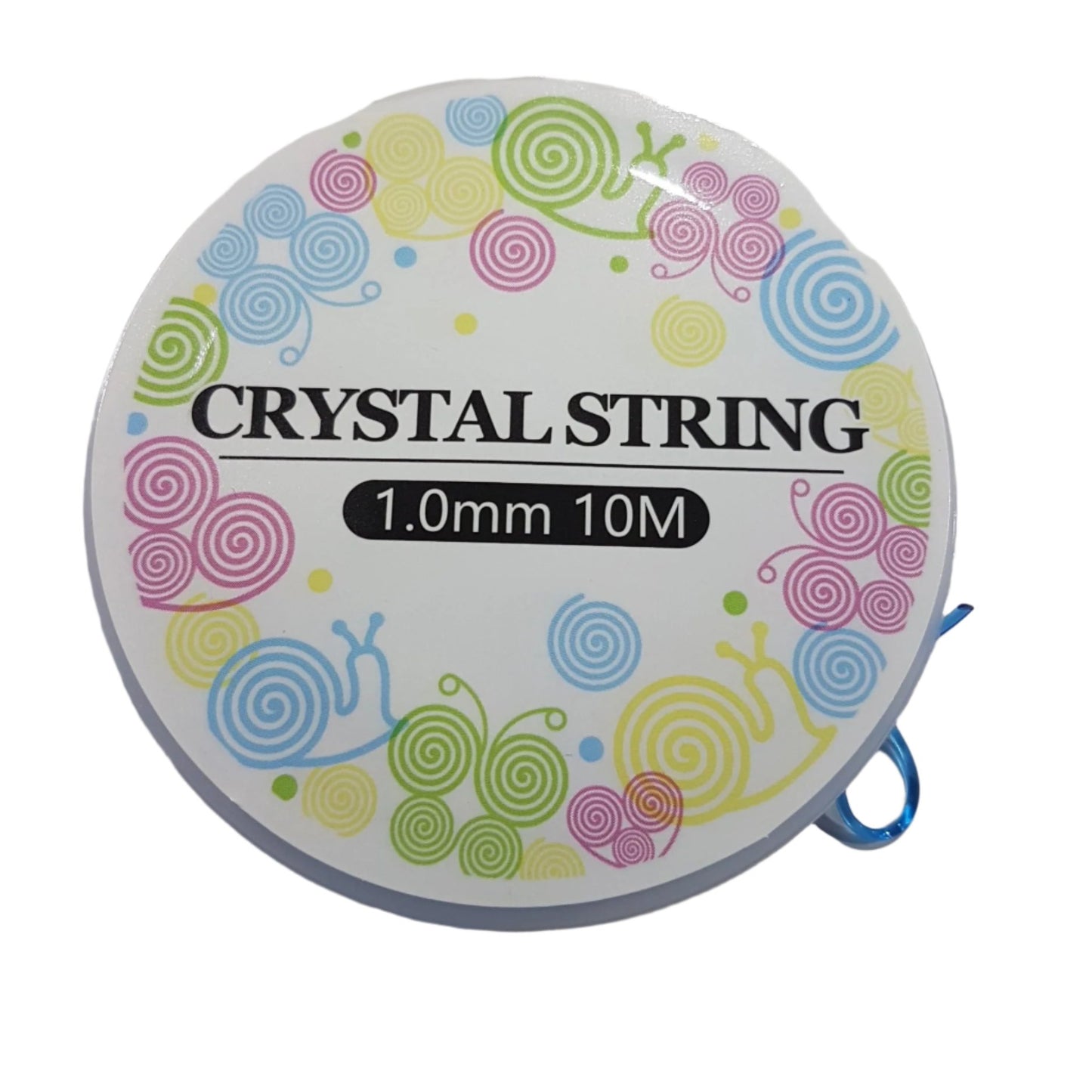 10m 1mm Blue Crystal Stretch Cord