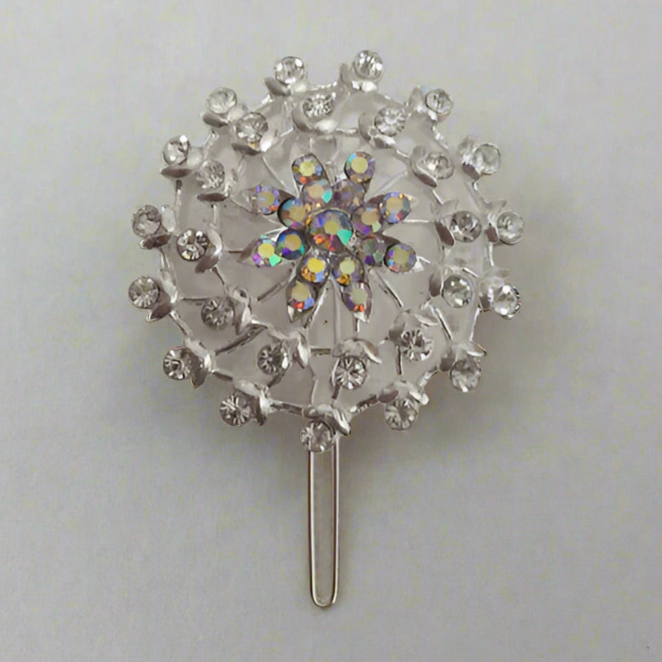 Silver Dandelion Brooch