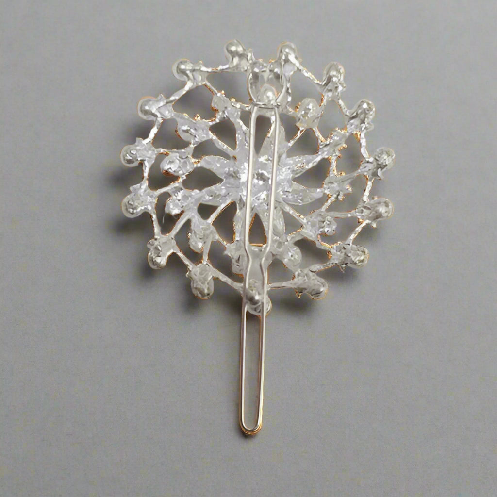 Silver Dandelion Brooch