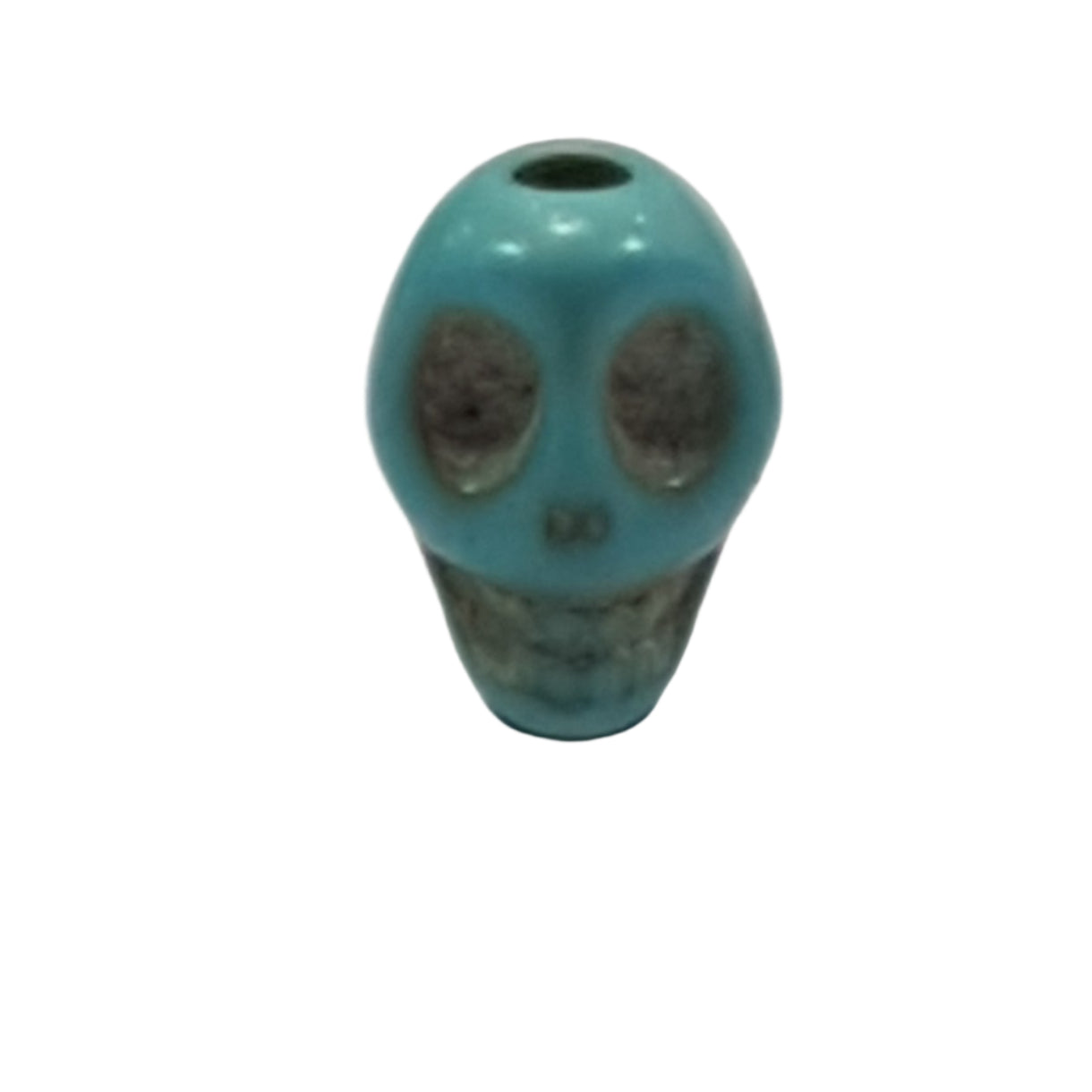 10pc Turquoise Skull Beads