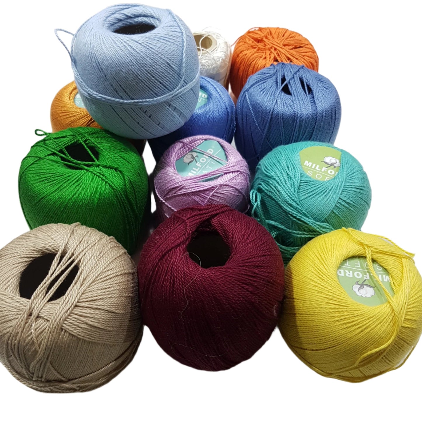 *Preloved* 13 Balls Of Cotton Yarn