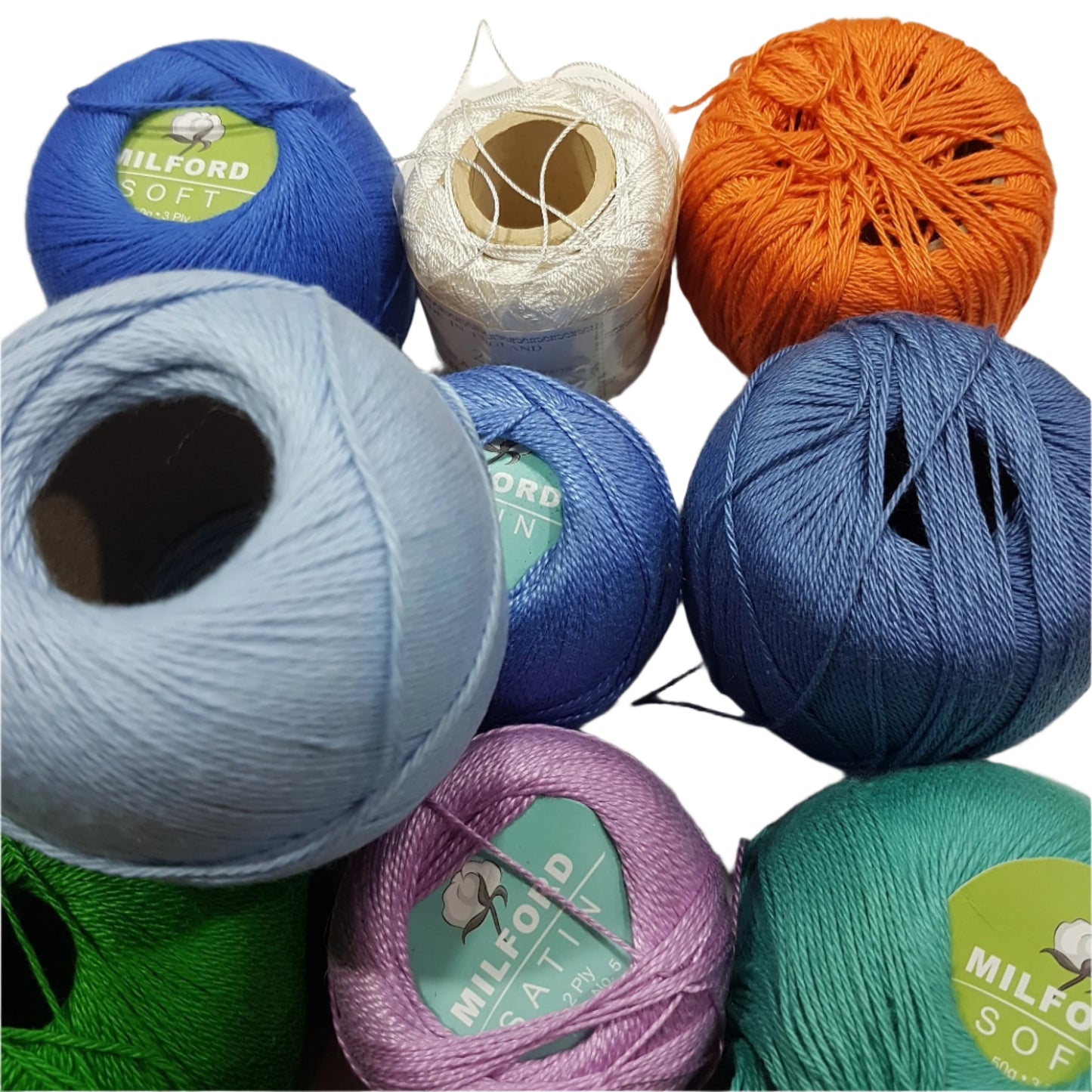 *Preloved* 13 Balls Of Cotton Yarn