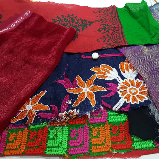 Sari Trims and Fabric Scraps