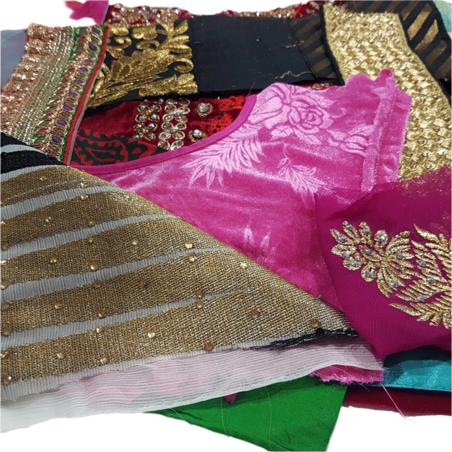 Sari Trims and Fabric Scraps