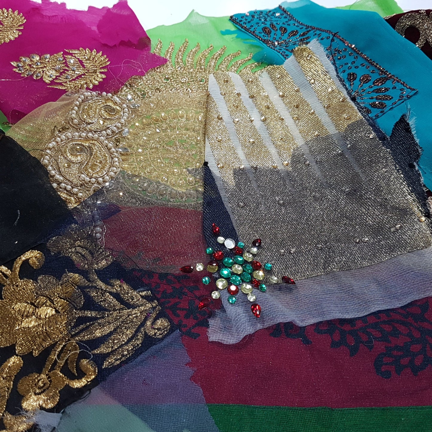 Sari Trims and Fabric Scraps