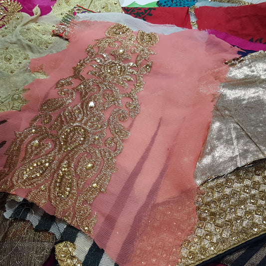 Sari Trims and Fabric Scraps