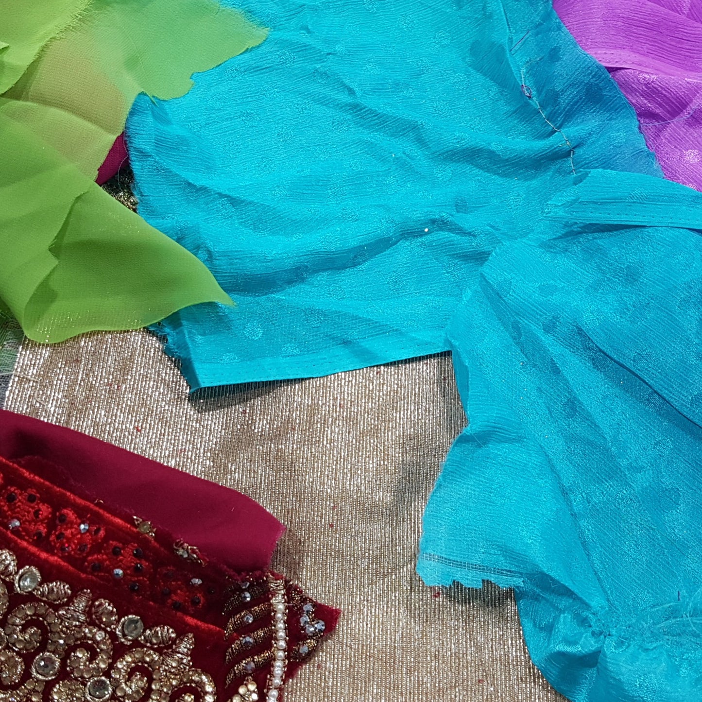 Sari Trims and Fabric Scraps