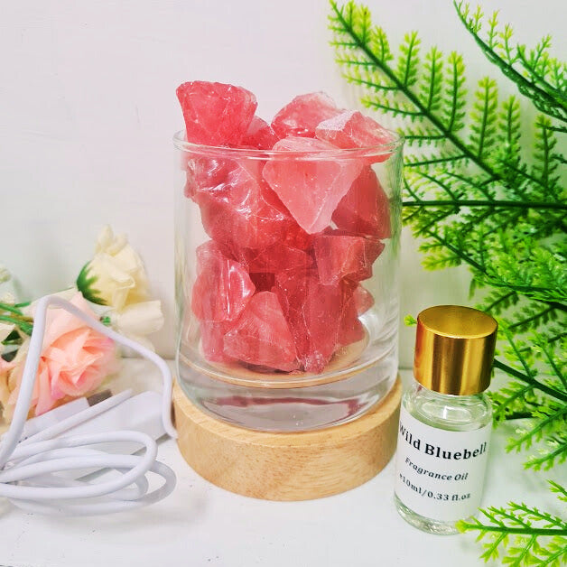 Strawberry Quartz Diffuser & Lamp Holder Gift Set