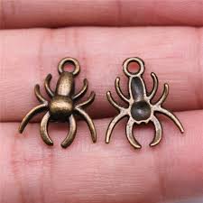 Bronze Spider Charm