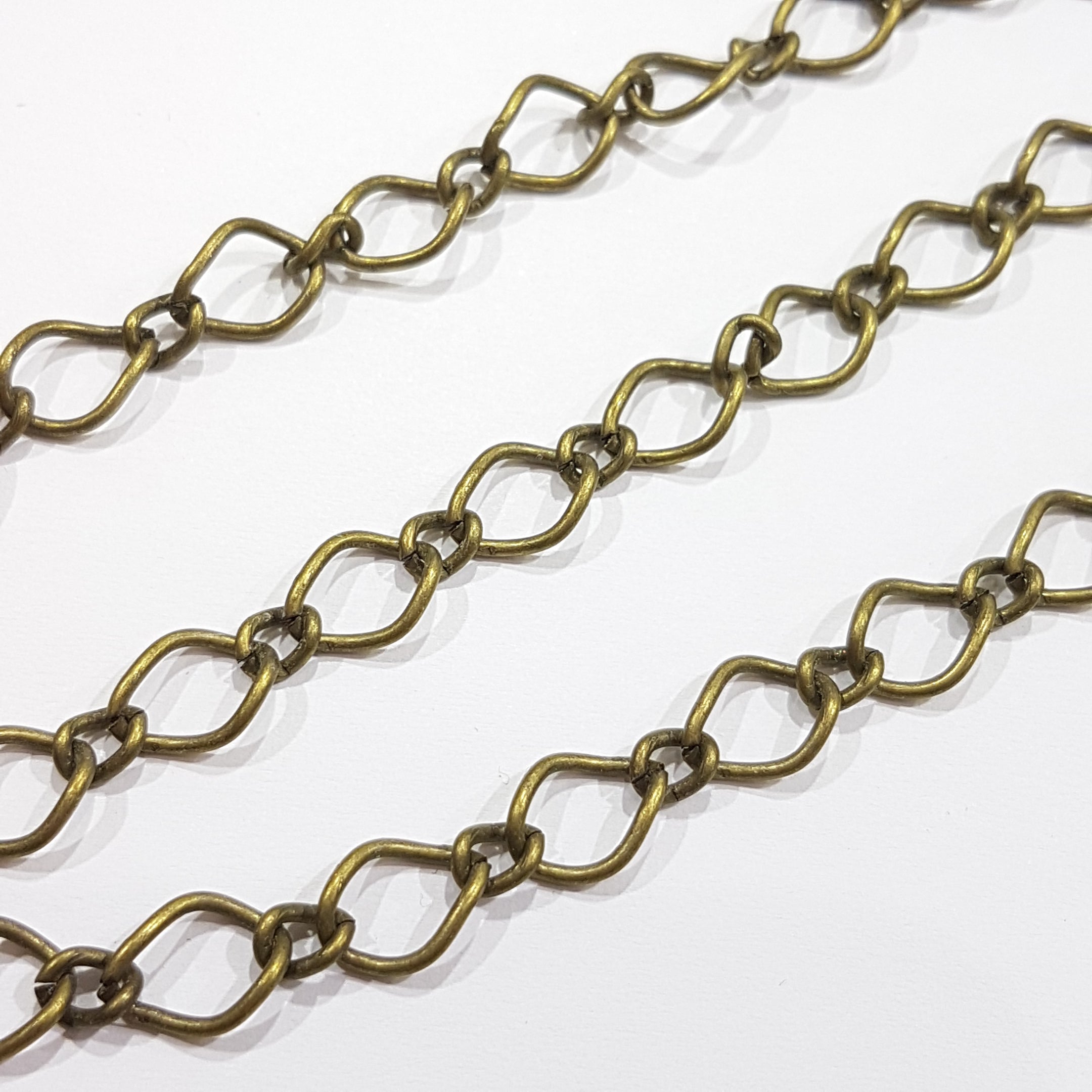 1M Antique Bronze Figaro Chain Artisan Boutique