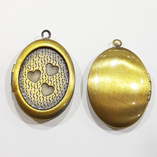 Antique Bronze Oval Locket