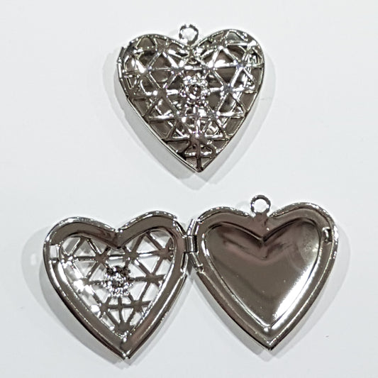 Silver Heart Locket