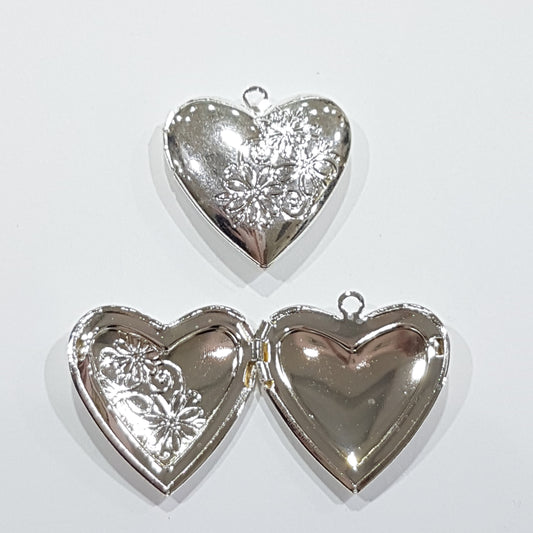 Silver Heart Locket