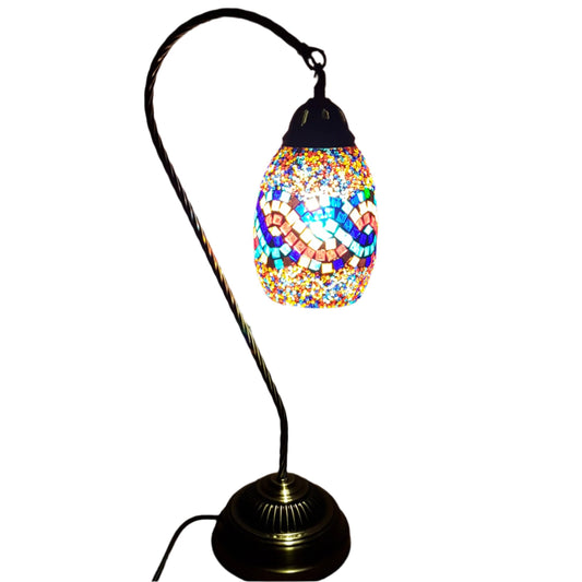 Turkish Mosaic Swan Lamp