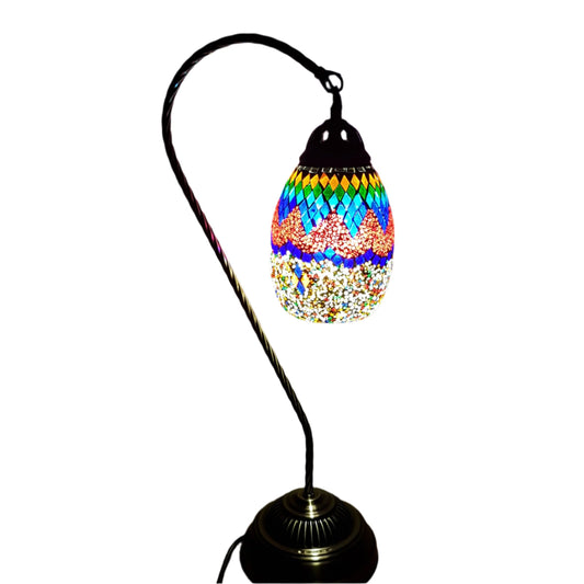 Turkish Mosaic Swan Lamp