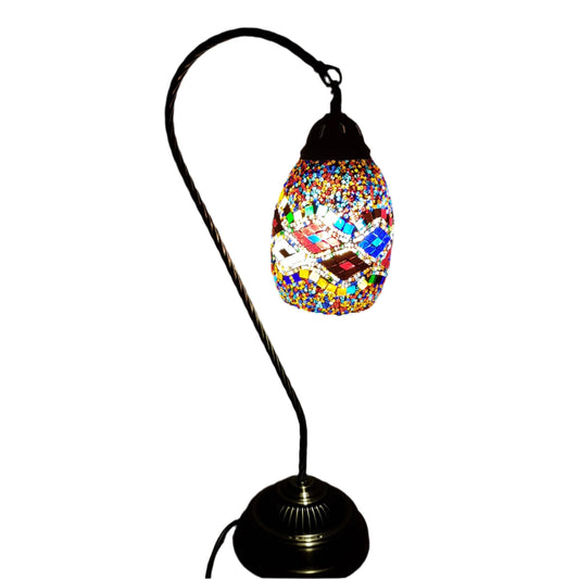 Turkish Mosaic Swan Lamp