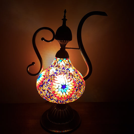 Turkish Mosaic Teapot Lamp - TL31