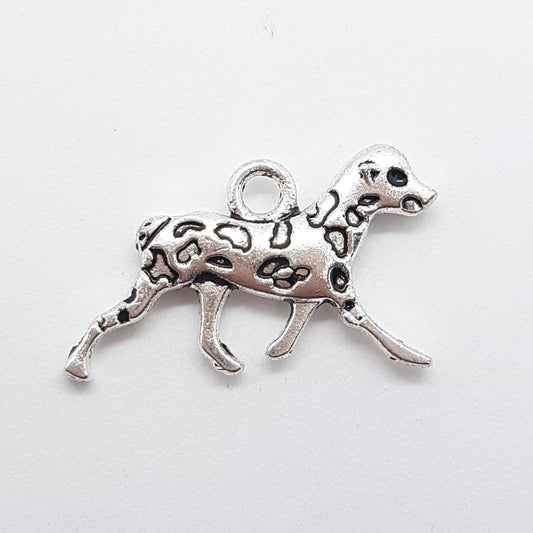 Silver Metal Leopard Charm