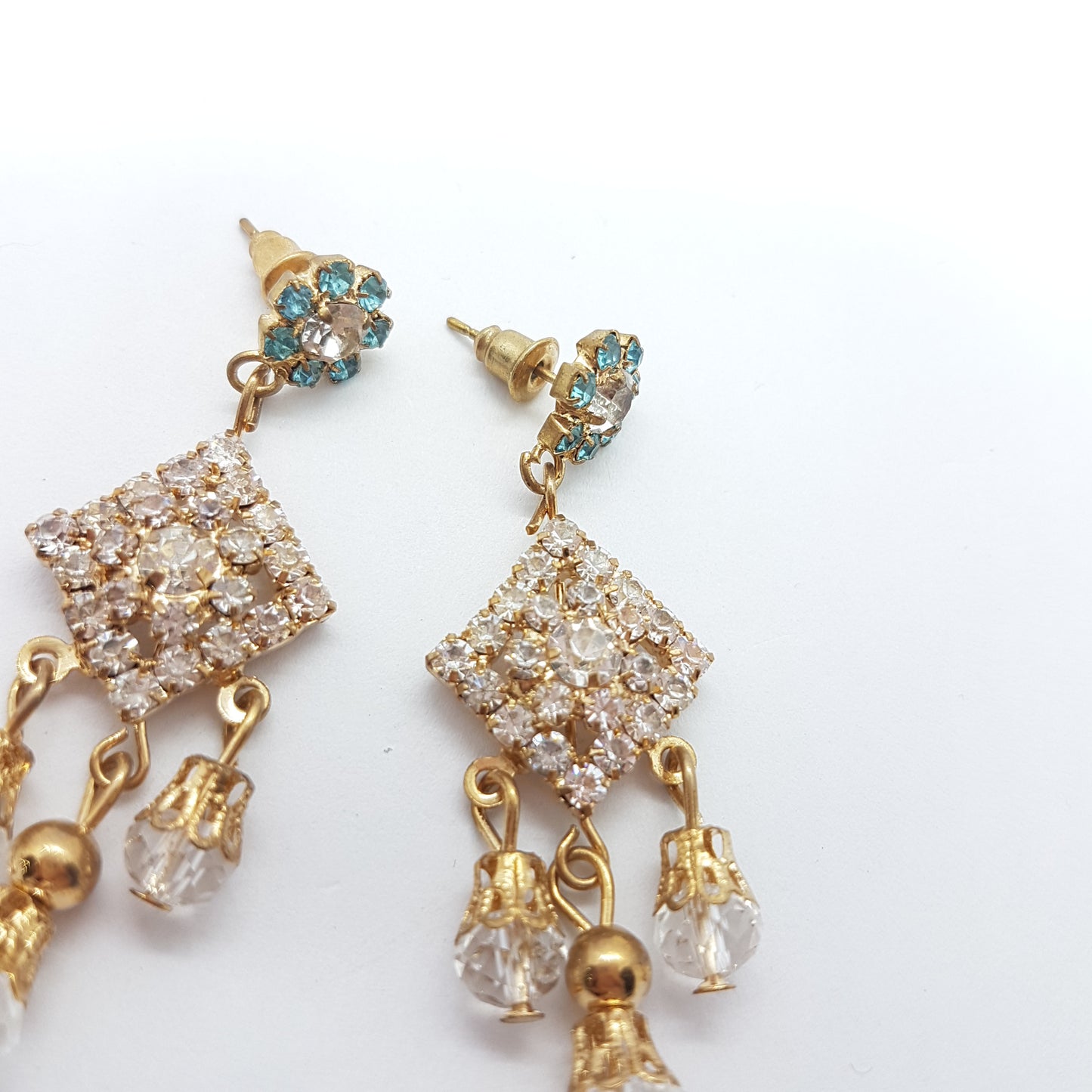 Rhinestone Dangle Earrings