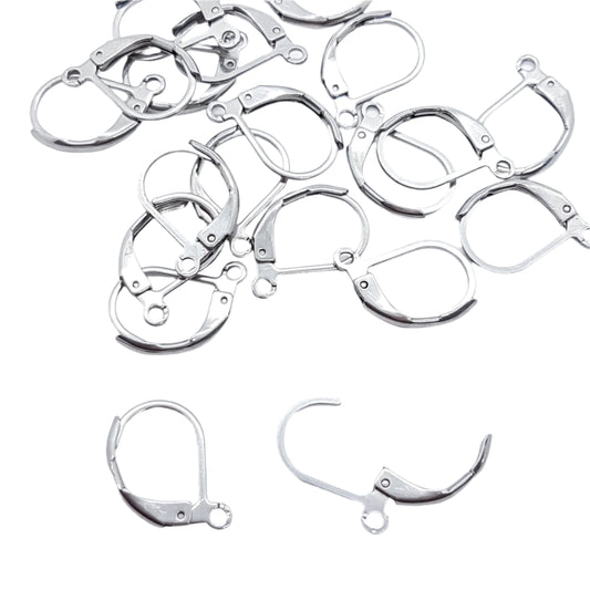 20pc Stainless Steel Leverback Earring Hooks