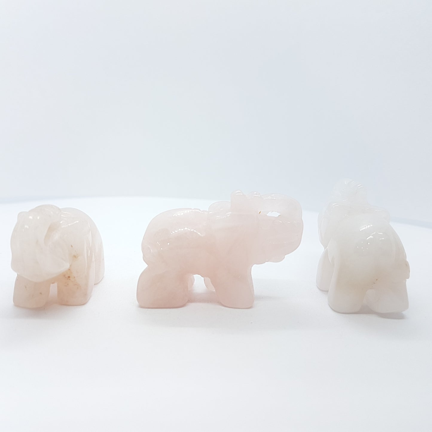 Rose Quartz Elephant