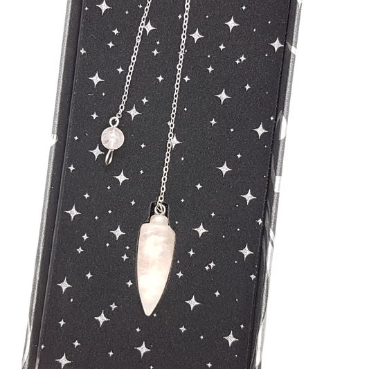 Rose Quartz Cone Pendulum