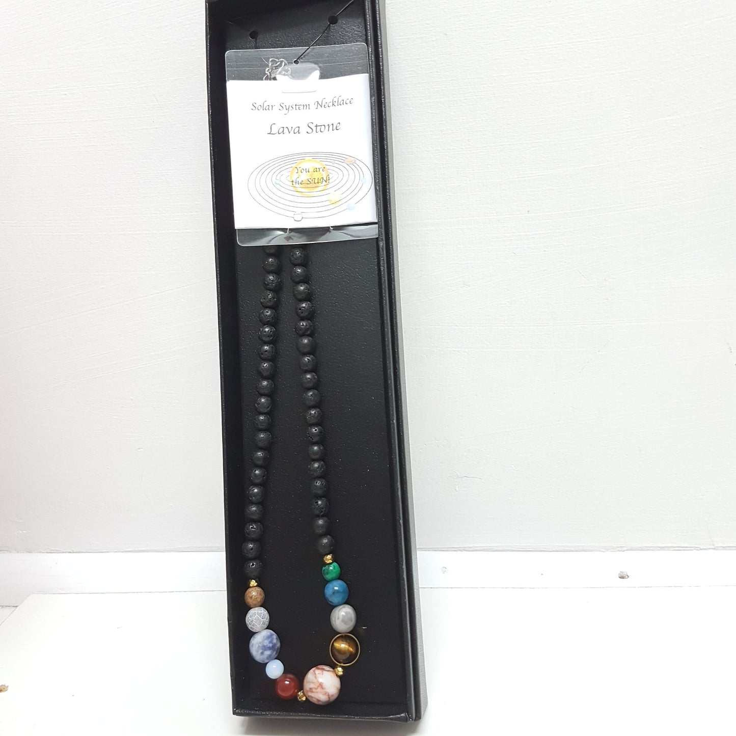 Solar System Lava Stone Necklace