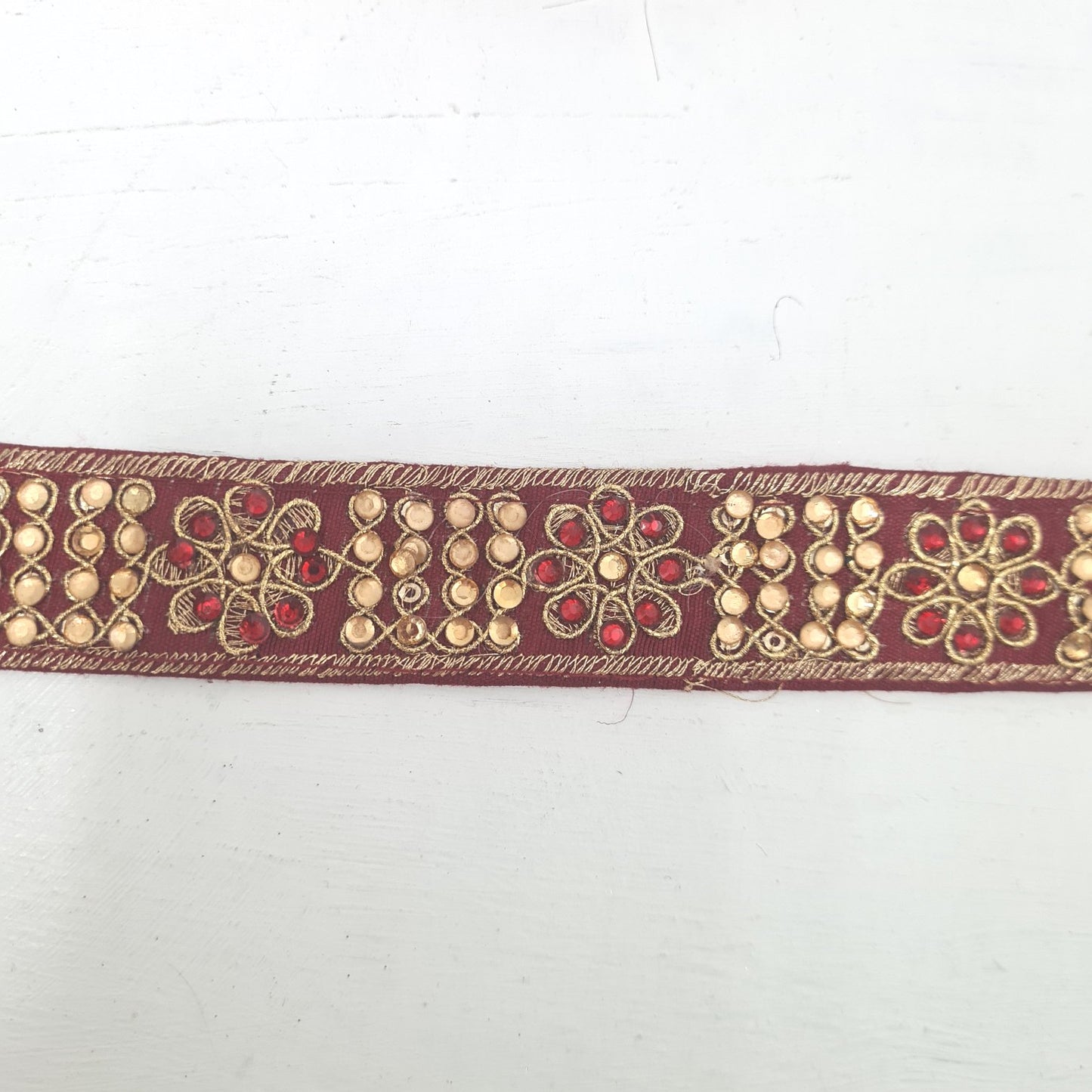 Red and Gold Indian Trim