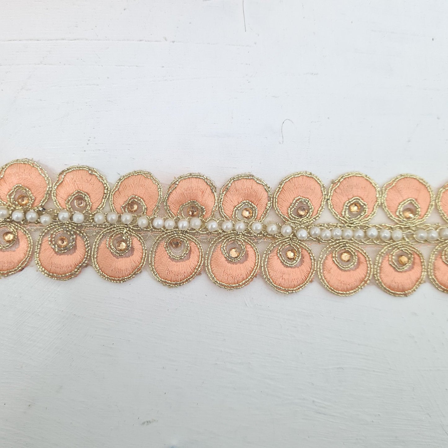 Peach Pearl Indian Trim