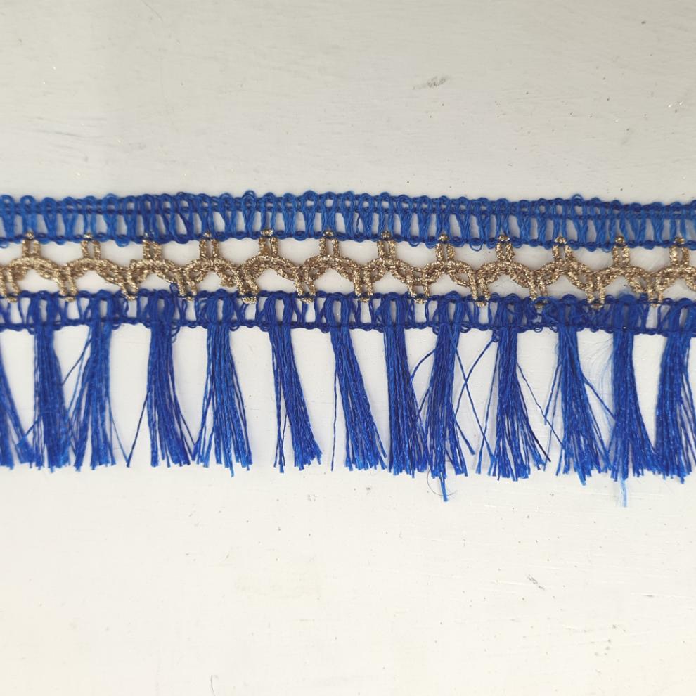 Blue Tassel Trim